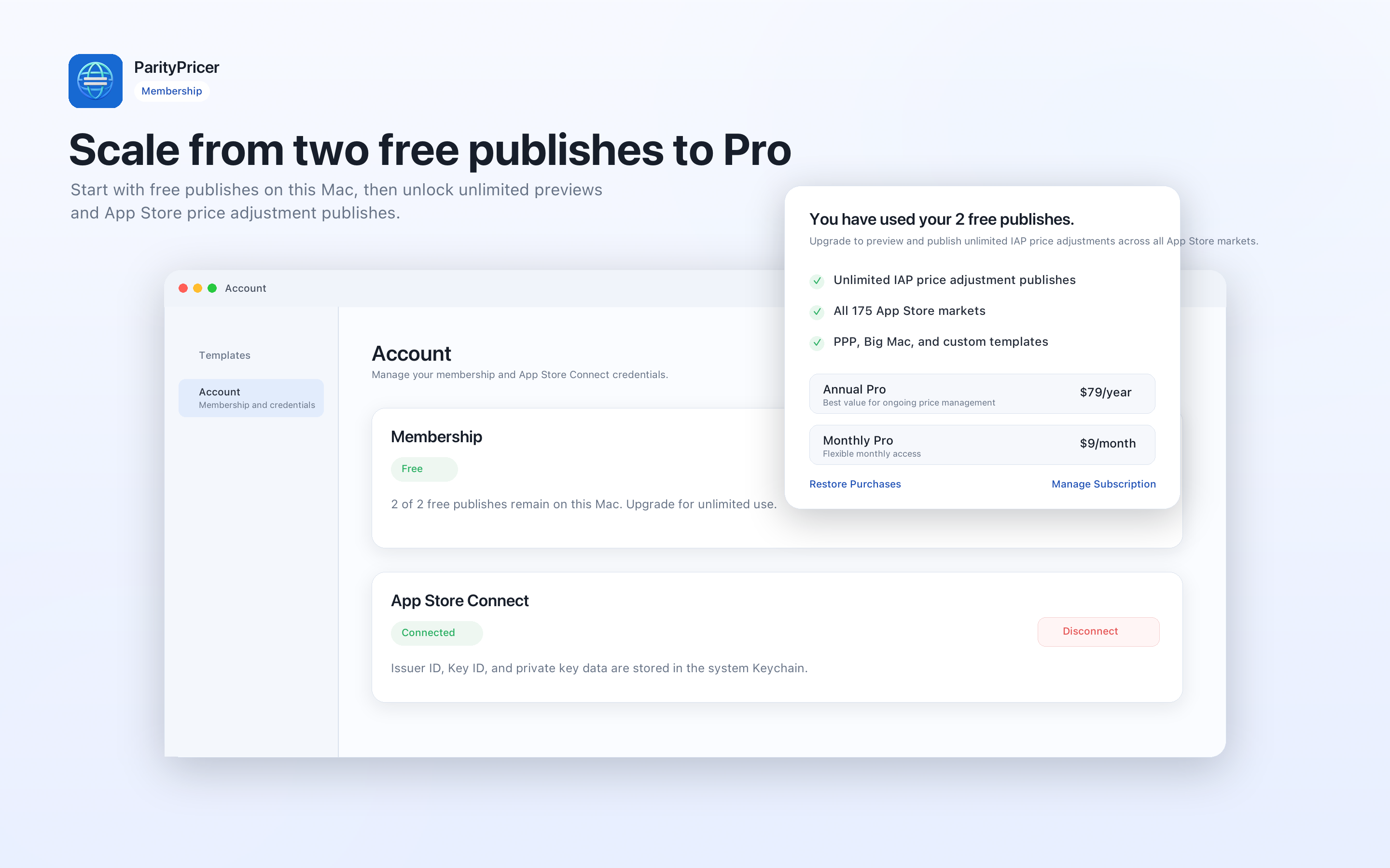 ParityPricer Pro screenshot